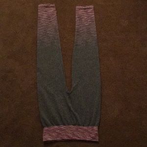 COZY leggings grey pink and purple